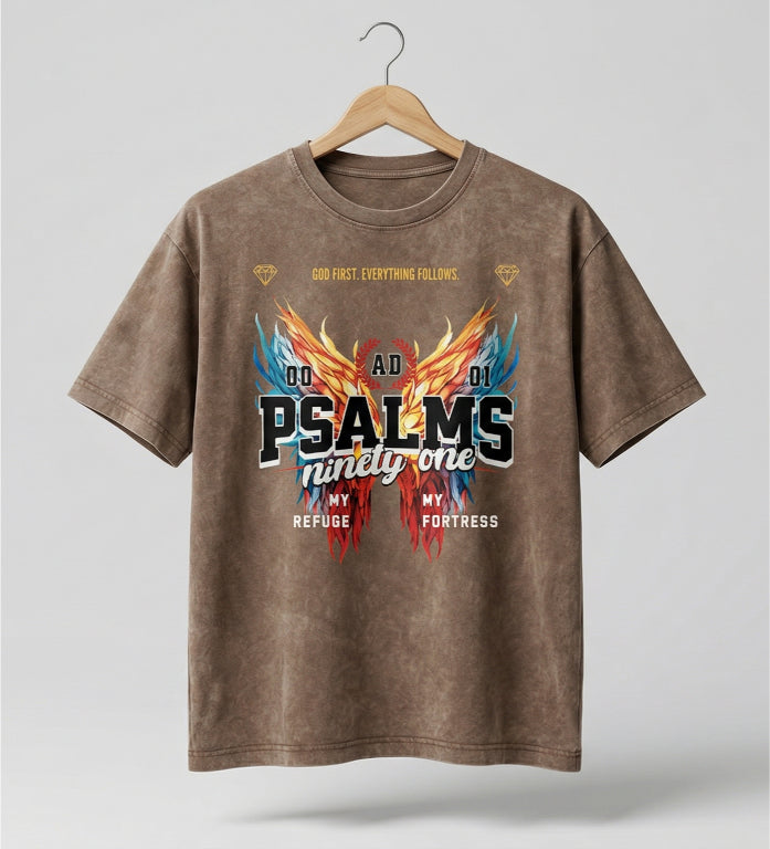Psalm 91 "Feathered Wing" Tee