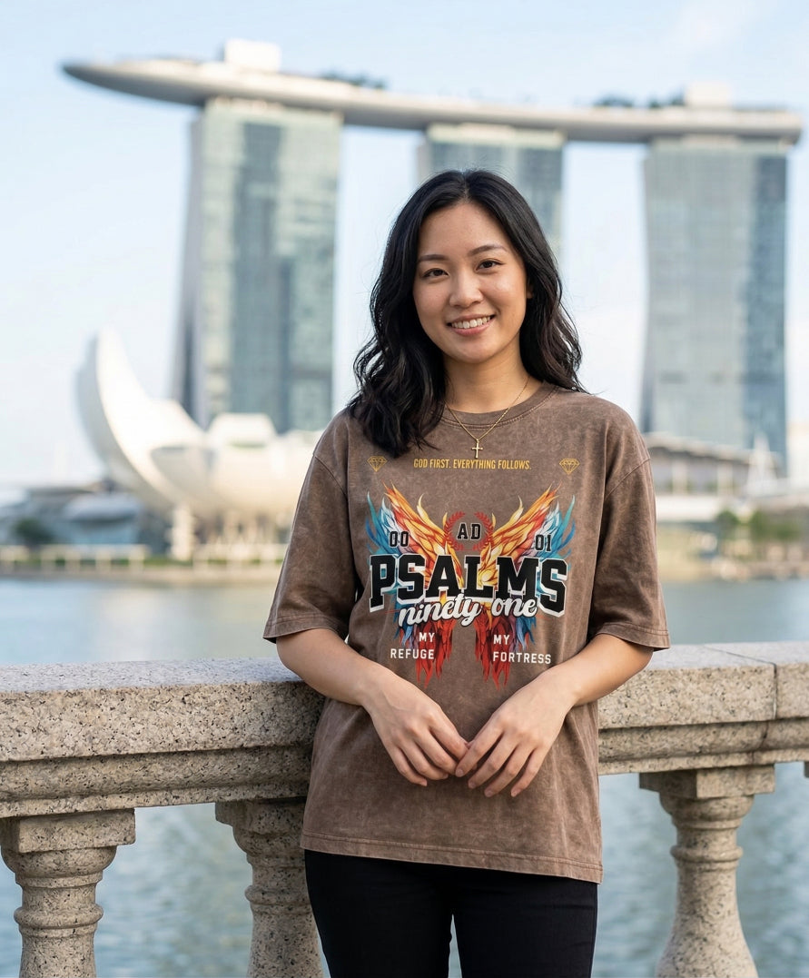 Psalm 91 "Feathered Wing" Tee